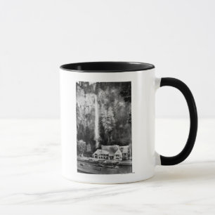 Multnomah Falls and Lodge Photograph Mug