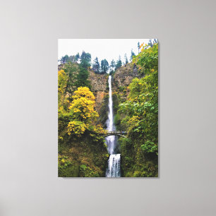 Multnomah Falls, Columbia River Gorge, Oregon Canvas Print