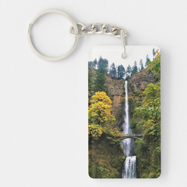 Multnomah Falls, Columbia River Gorge, Oregon Keychain (Front)