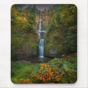 Multnomah Falls   Columbia River Gorge, Oregon Mouse Pad