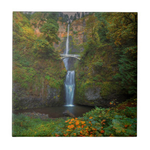 Multnomah Falls   Columbia River Gorge, Oregon Tile