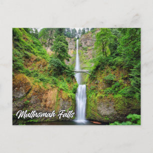 Multnomah Falls, Columbia River Gorge, Oregon, USA Postcard