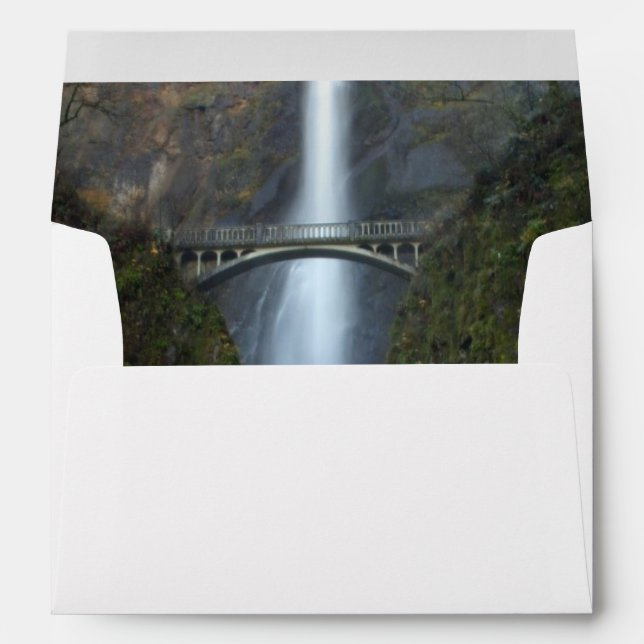 Multnomah Falls Envelope (Back (Bottom))