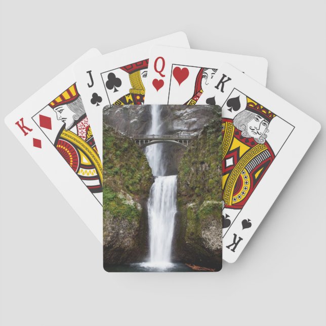 Multnomah Falls in the Columbia Gorge Playing Cards (Back)