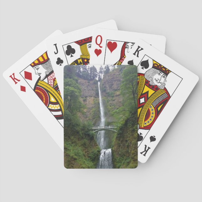 Multnomah Falls, OR Playing Cards (Back)