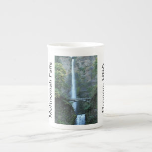 Multnomah Falls Oregon Bone China Mug