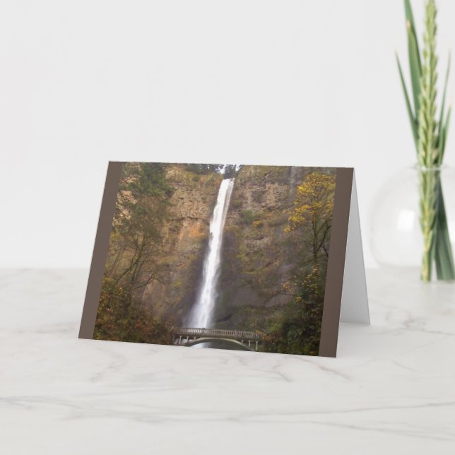 Multnomah Falls, Oregon Card (Front)