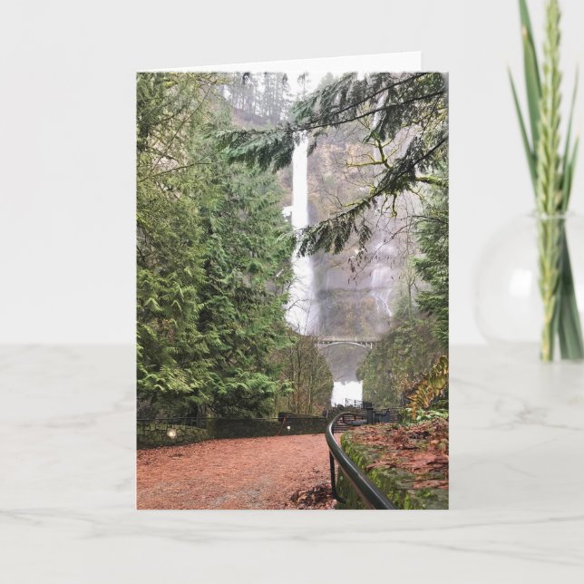 Multnomah Falls, Oregon Card (Front)