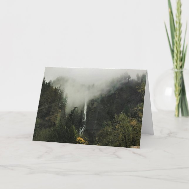 Multnomah Falls, Oregon Card (Front)