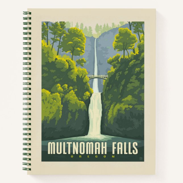 Multnomah Falls | Oregon Notebook (Front)