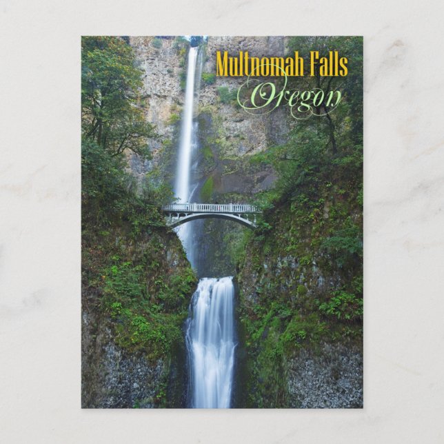 Multnomah Falls, Oregon Postcard (Front)
