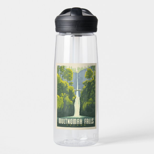 Multnomah Falls | Oregon Water Bottle (Front)