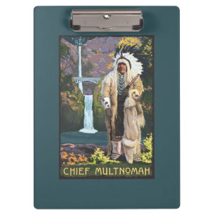 Multnomah Falls, OregonChief Multnomah Clipboard