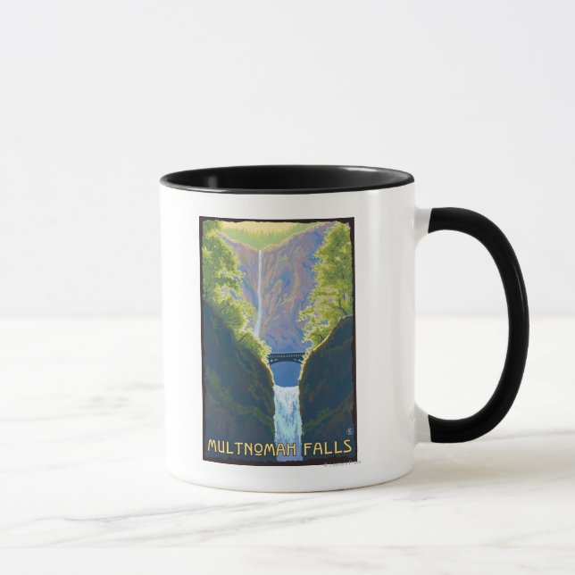 Multnomah Falls, OregonMaiden of the Falls Mug (Right)