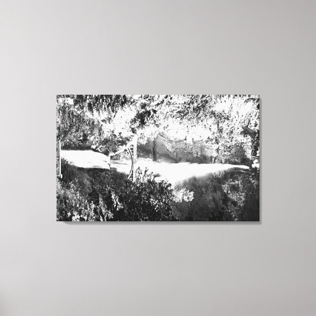 Multnomah Falls PhotographColumbia River, OR 2 Canvas Print (Front)