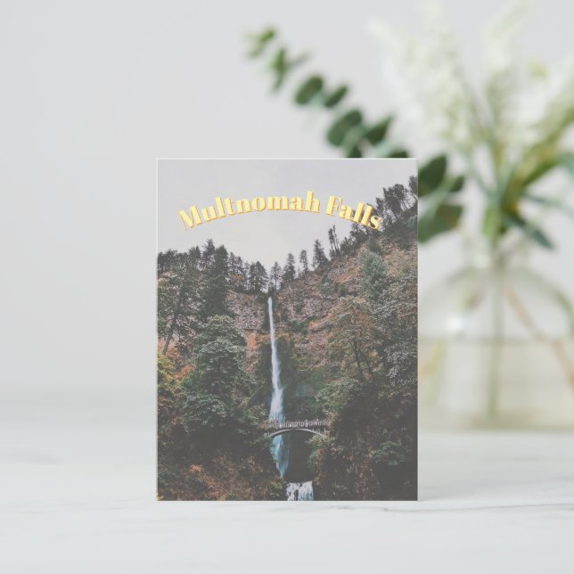 Multnomah Falls Postcard (Standing Front)