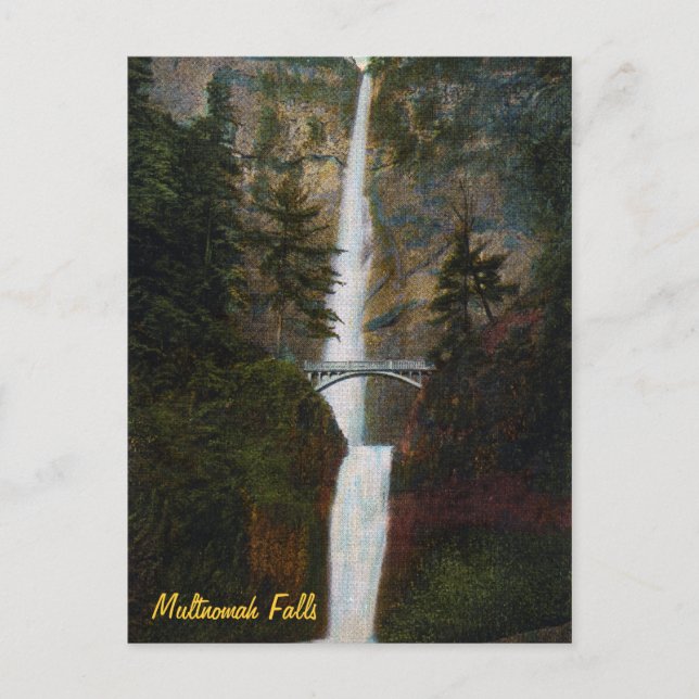 Multnomah Falls Postcard (Front)