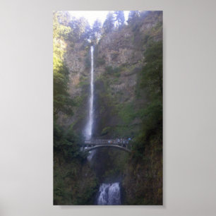 Multnomah Falls Waterfall Poster