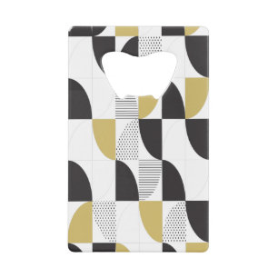 Multycolor Abstract Credit Card Bottle Opener