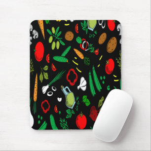 Multycolor Vegetable Pattern   Mouse Pad