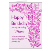 Mum Birthday Butterflies