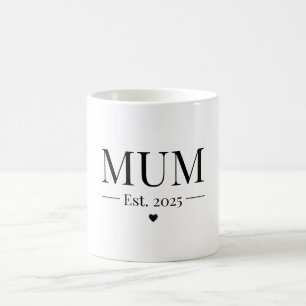 Mum Established 2025 Coffee Mug