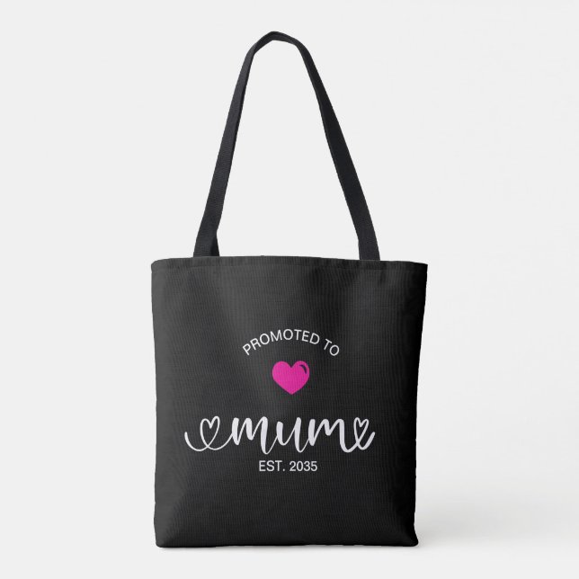 Mum Established New Mom Tote Bag (Back)