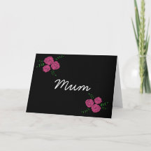 Mum floral chalkboard