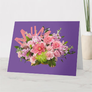 Mum! Flowers Card