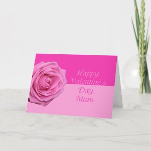Mum Happy Valentine's Day Roses Holiday Card