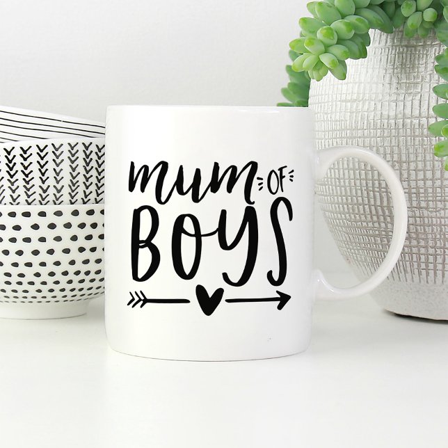 Mum of Boys Coffee Mug (Creator Uploaded)