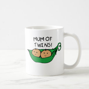 Mum of Twin Pod Coffee Mug