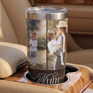 Mum Photo Collage First Mother's Day Keepsake Gift Insulated Tumbler