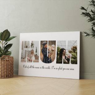 Mum Photo Collage Mother's Day Gift Canvas Print