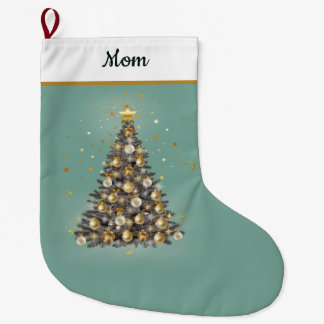 . Mum’s Christmas Stocking – Warm Green Festive