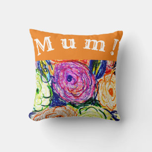 MUM! THROW PILLOW