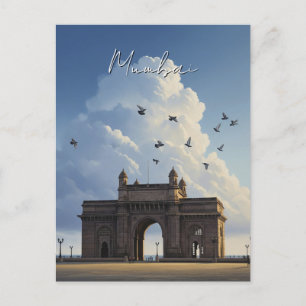 Mumbai Gateway of India Souvenir Postcard