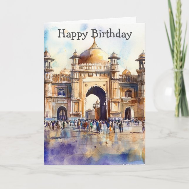 Mumbai in India Card (Front)