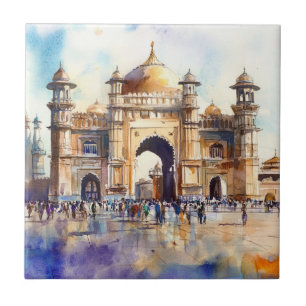 Mumbai in India Tile