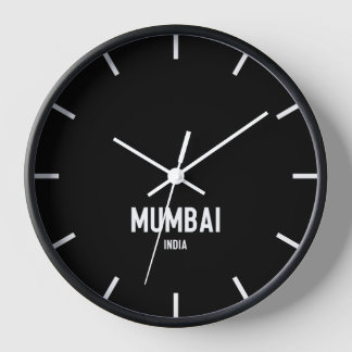 Mumbai Time Zone Newsroom Wall Clock