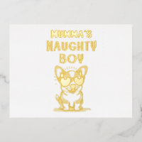 Mumma's Naughty Boy Dogs Best Gift On Mother's Day