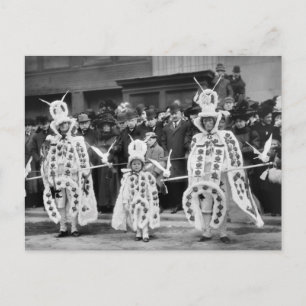 Mummers Parade, New Years Day, 1909 Postcard