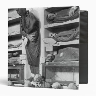Mummies in the Palermo catacombs, Italy Binder