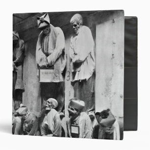 Mummies of catacomb in Palermo, Italy Binder