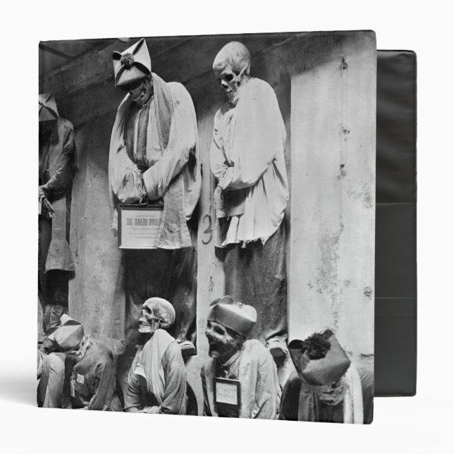 Mummies of catacomb in Palermo, Italy Binder (Front/Inside)