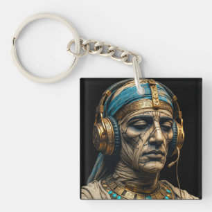 Mummified Guardian Pendant – Ancient Egypt Jewelry Keychain