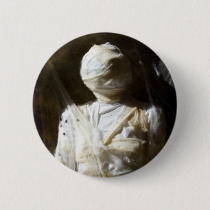 Mummy 2 Inch Round Button