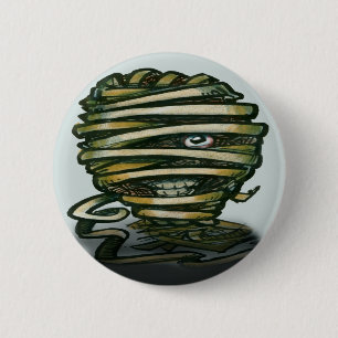 Mummy 2 Inch Round Button