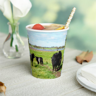 Mummy And Baby Galloway Cow, Paper Cups