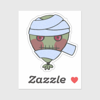 Mummy Balloon Sticker